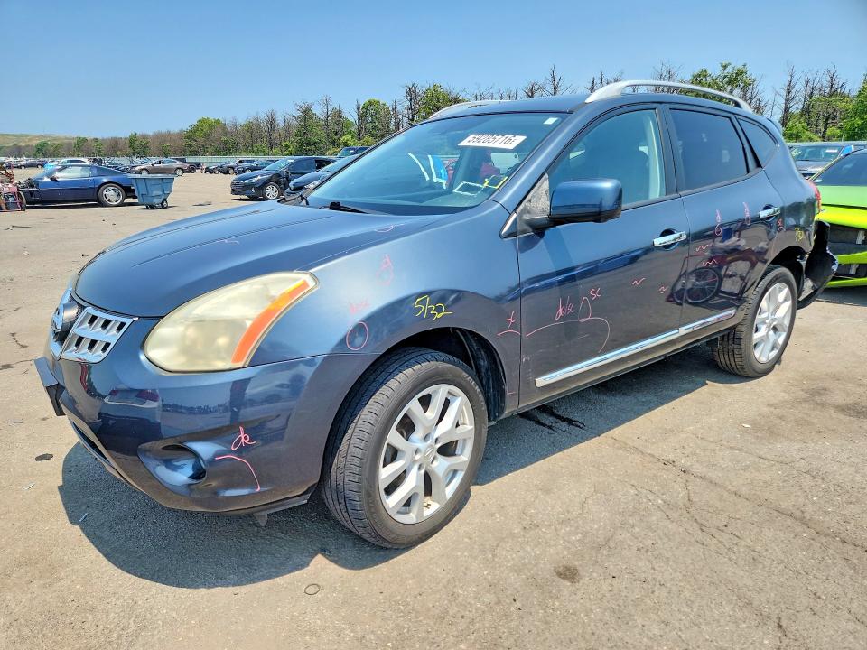 NISSAN ROGUE 2013 with VIN JN8AS5MV2DW635827 - Photo from auction