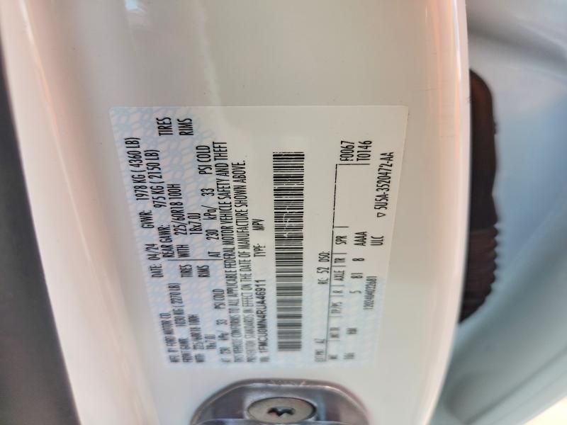 Photo 14 from auction – 2024 FORD ESCAPE with VIN 1FMCU0MN4RUA46911