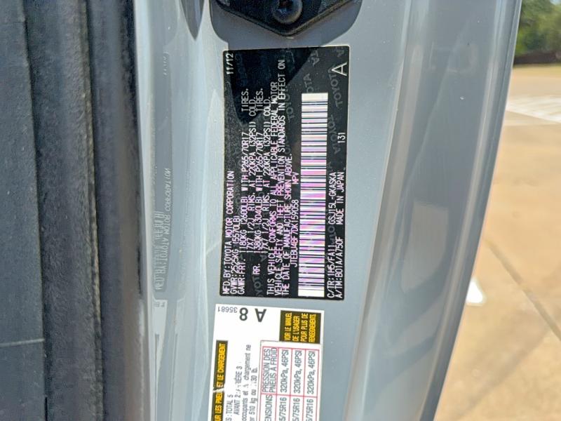 Photo 10 from auction – 2013 TOYOTA FJ CRUISER with VIN JTEBU4BF7DK159058