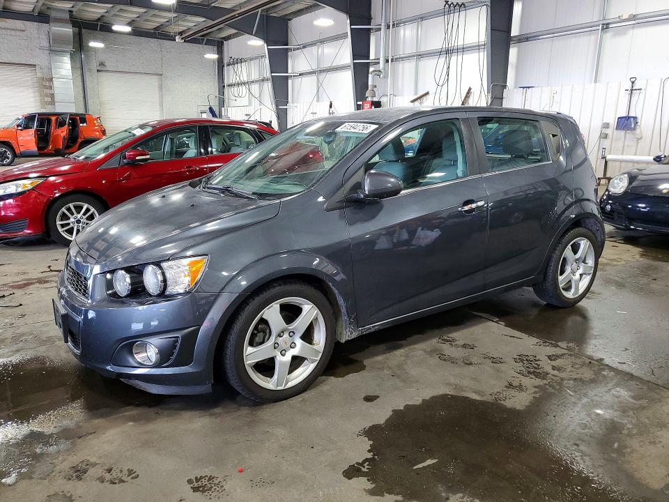 CHEVROLET SONIC 2013 with VIN 1G1JE6SB8D4135614 - Photo from auction
