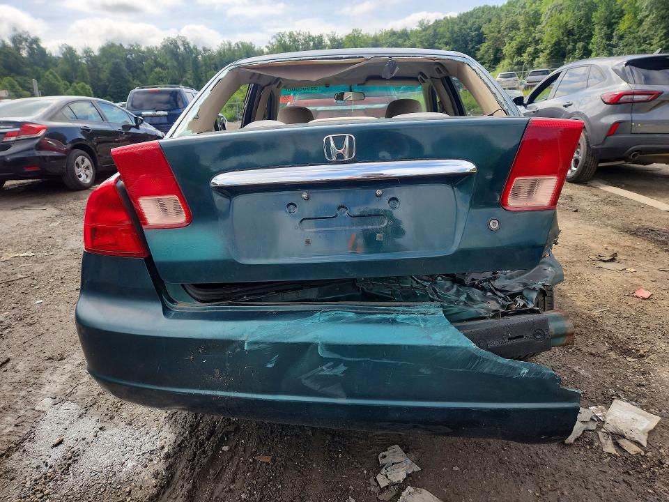 Photo 6 from auction – 2002 HONDA CIVIC with VIN 2HGES16142H552218