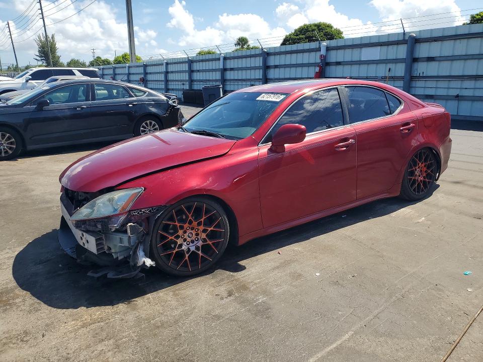 LEXUS IS 250 2007 with VIN JTHBK262572050185 - Photo from auction