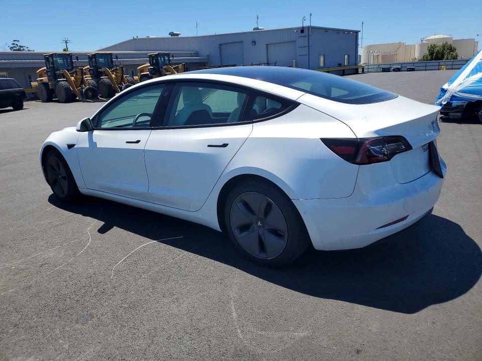 Photo 2 from auction – 2021 TESLA MODEL 3 with VIN 5YJ3E1EA1MF989875