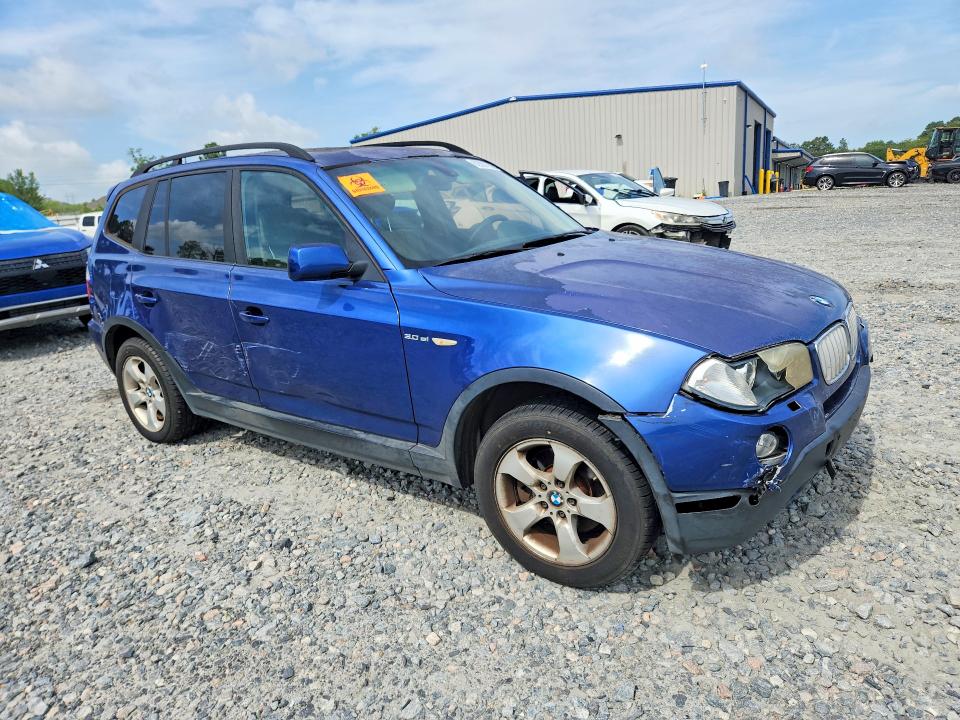 Photo 4 from auction – 2007 BMW X3 with VIN WBXPC93457WF00709