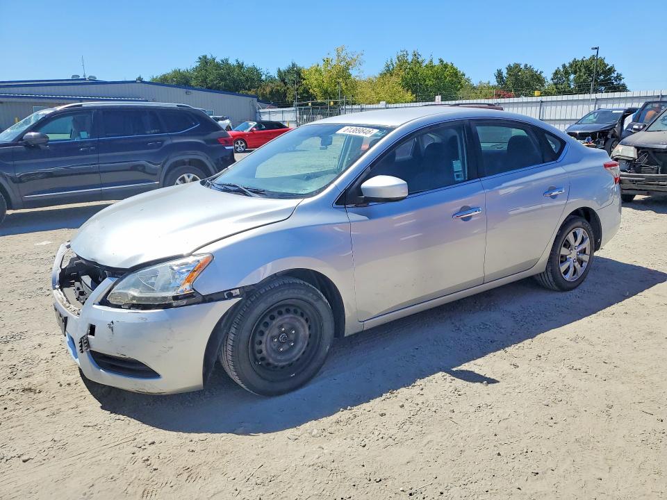 NISSAN SENTRA 2015 с VIN 3N1AB7AP1FL663028 - Снимка от търг