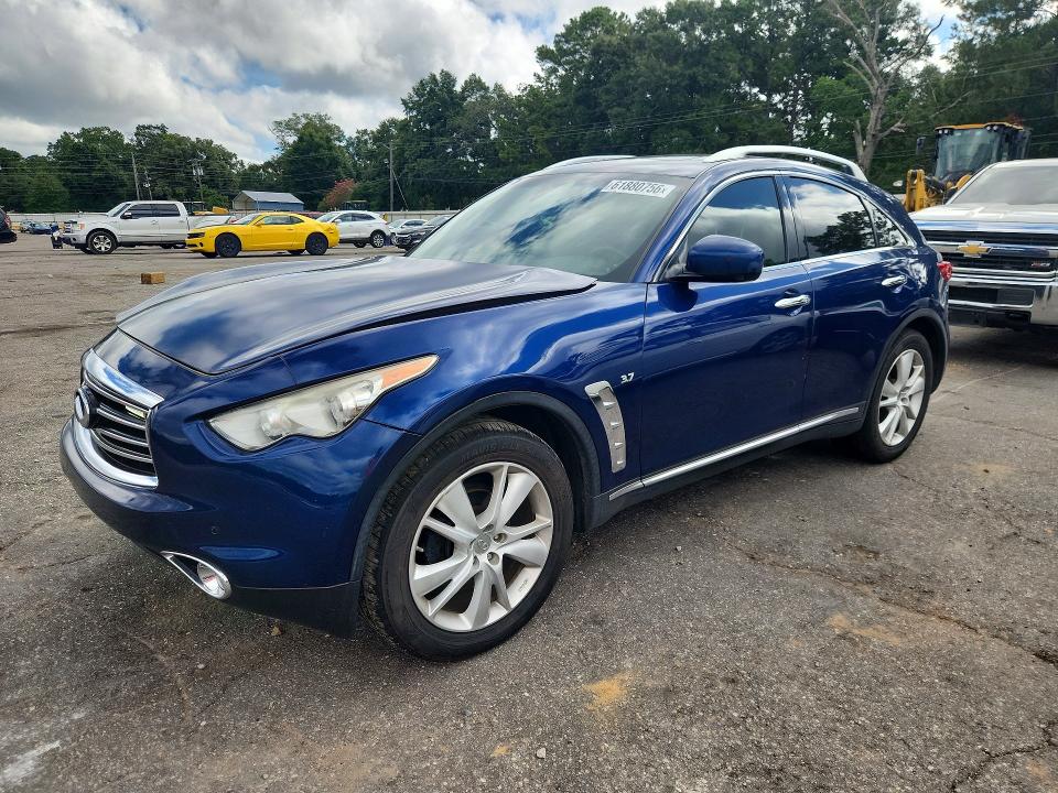 INFINITI QX70 2015 with VIN JN8CS1MW6FM482622 - Photo from auction