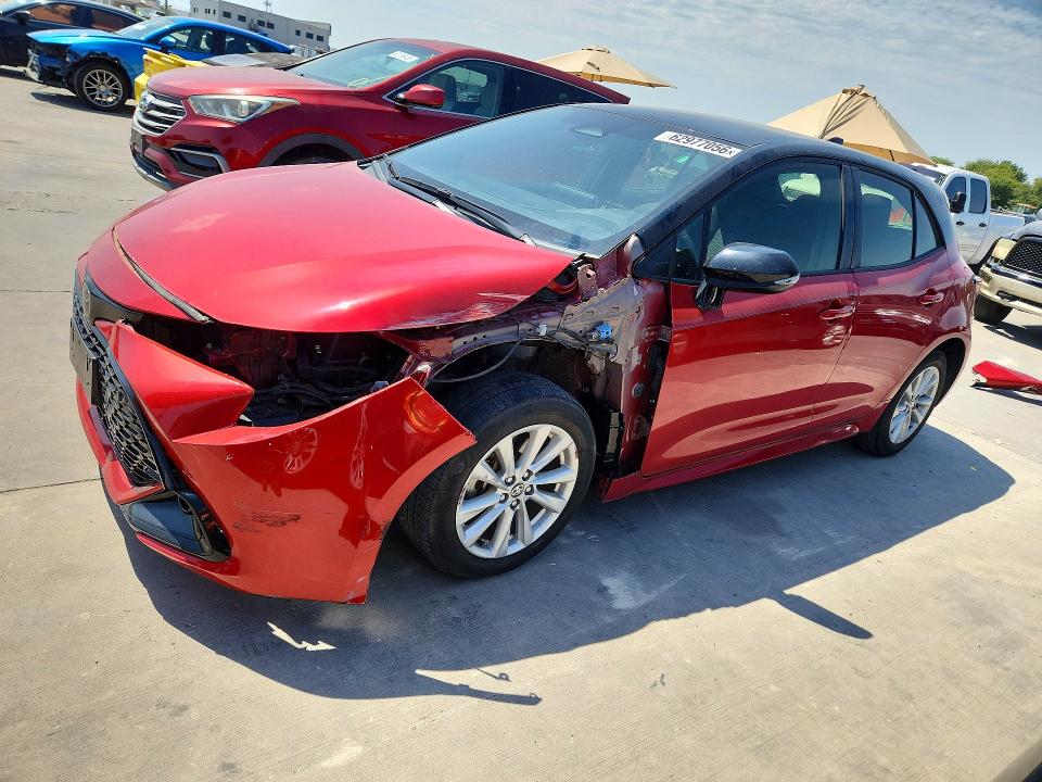 TOYOTA COROLLA HATCHBACK 2023 with VIN JTND4MBE7P3193340 - Photo from auction