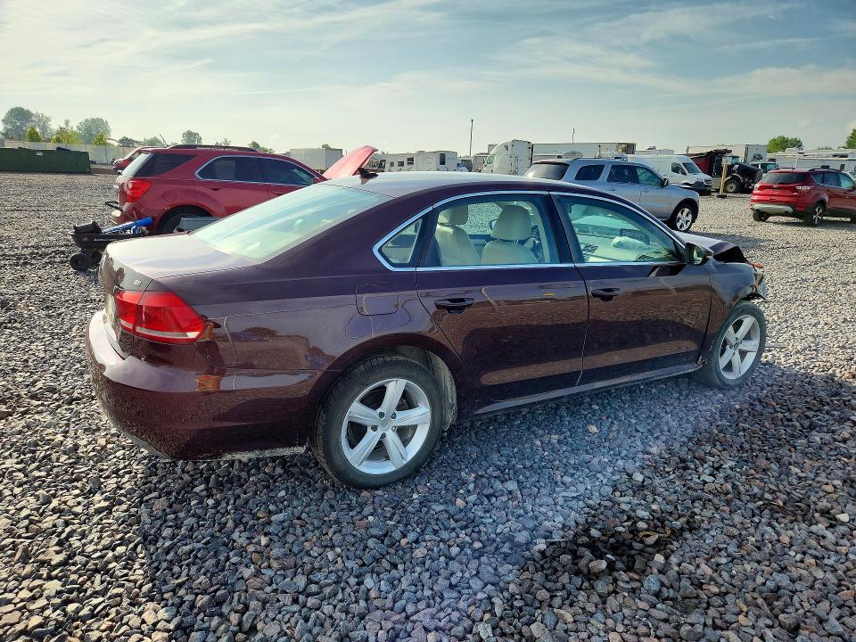 Photo 3 from auction – 2012 VOLKSWAGEN PASSAT with VIN 1VWBP7A38CC099396