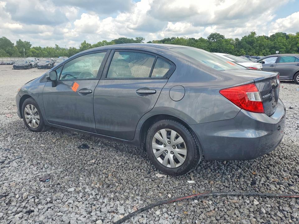 Photo 2 from auction – 2012 HONDA CIVIC with VIN 2HGFB2F51CH581447