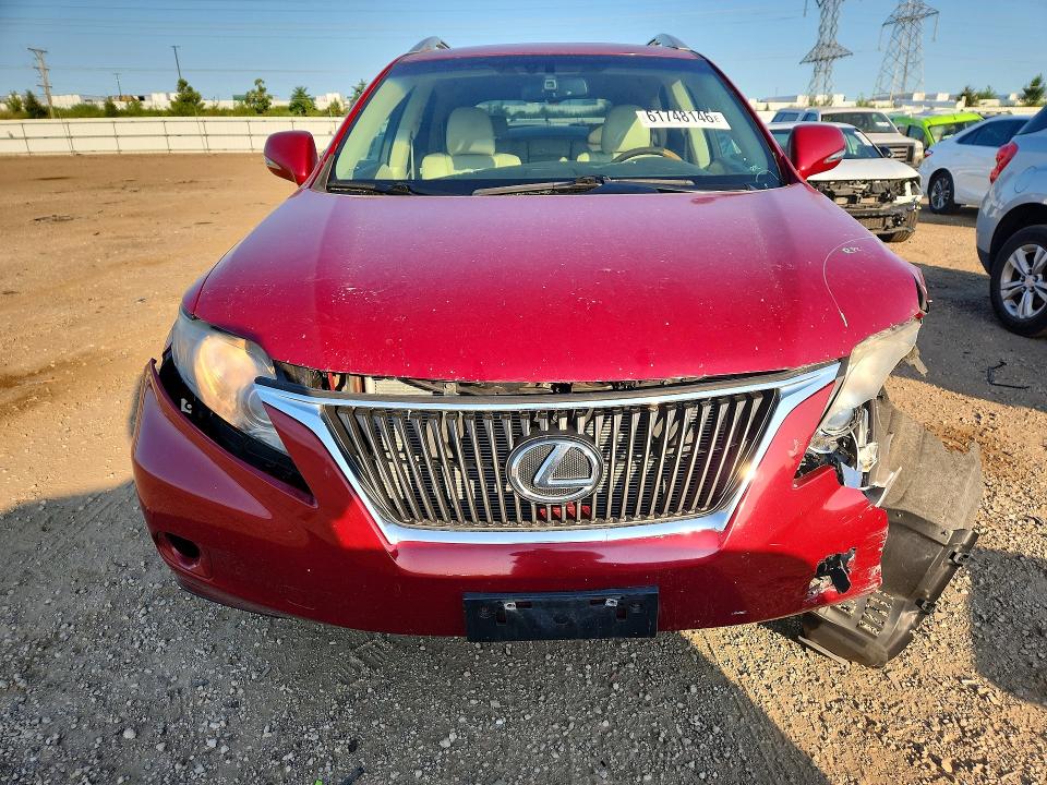 Photo 5 from auction – 2010 LEXUS RX with VIN 2T2BK1BA7AC028377