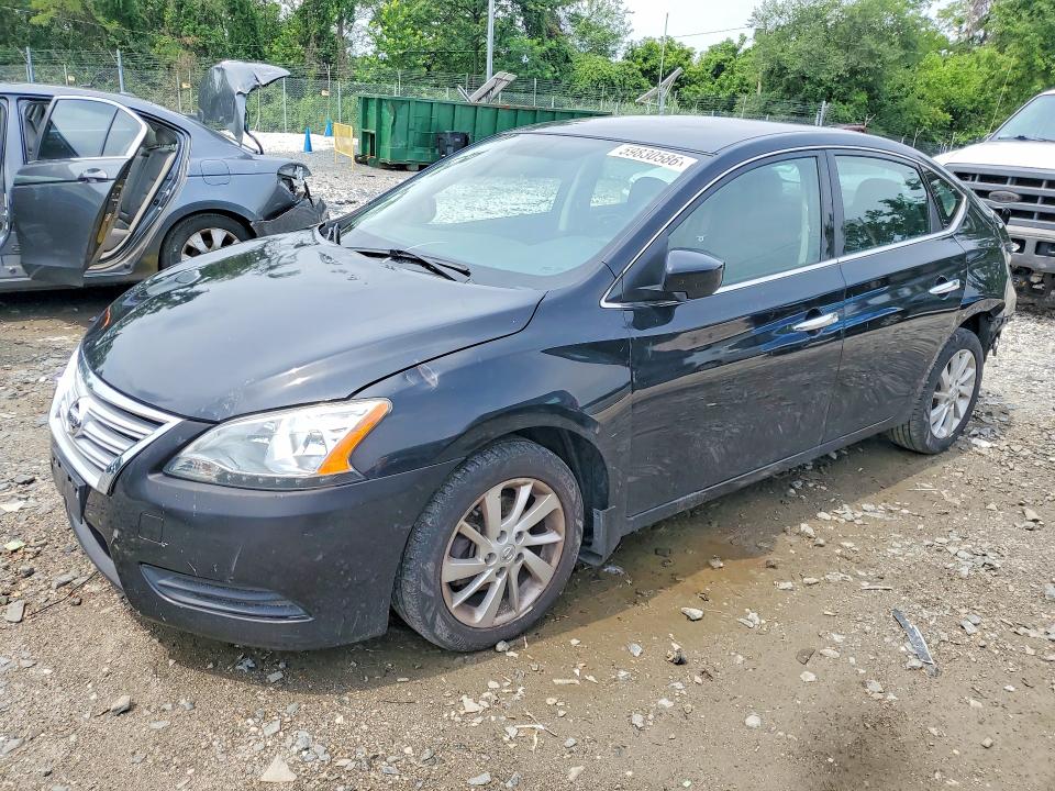 Photo 1 from auction – 2015 NISSAN SENTRA with VIN 3N1AB7AP1FY243921