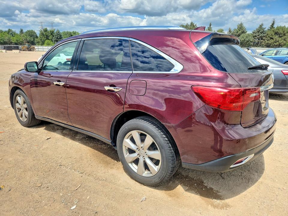 Photo 2 from auction – 2016 ACURA MDX with VIN 5FRYD4H99GB025085