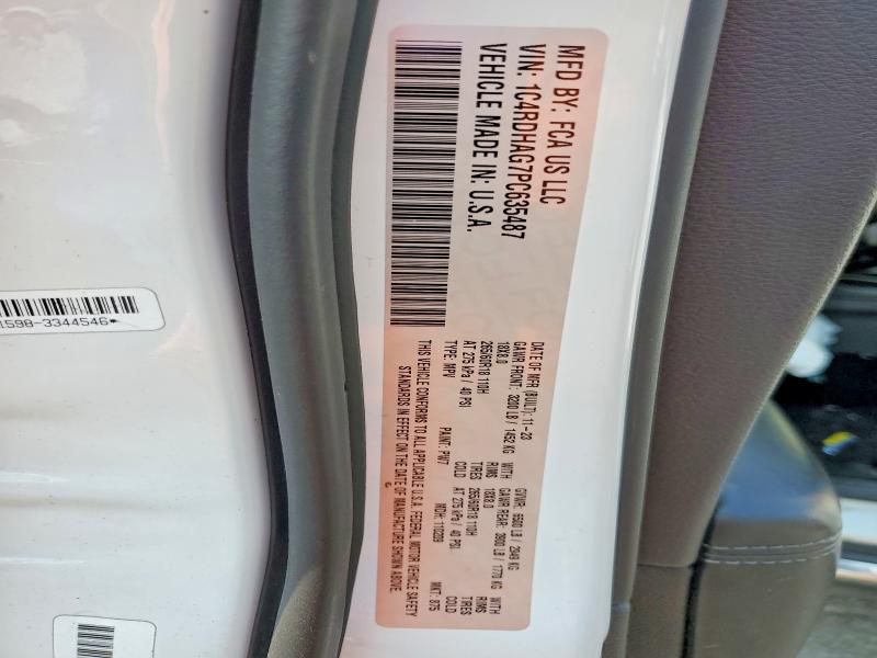 Photo 14 from auction – 2023 DODGE DURANGO with VIN 1C4RDHAG7PC635487