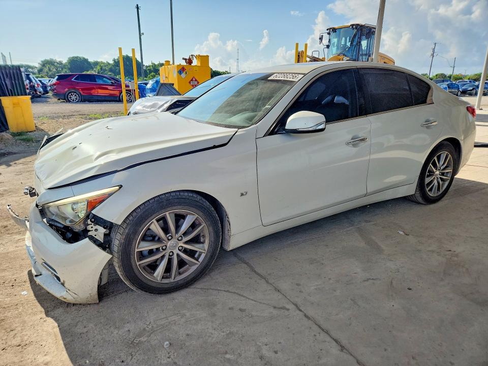 INFINITI Q50 2015 with VIN JN1BV7AP1FM356329 - Photo from auction