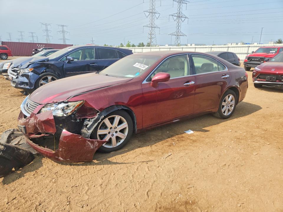 LEXUS ES 2008 with VIN JTHBJ46G382259646 - Photo from auction