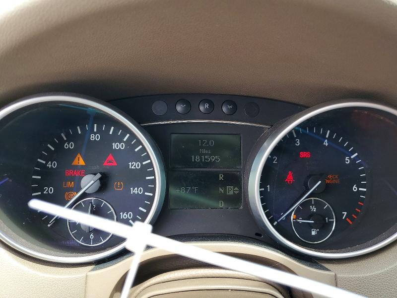Photo 9 from auction – 2008 MERCEDES-BENZ ML with VIN 4JGBB86E28A317414