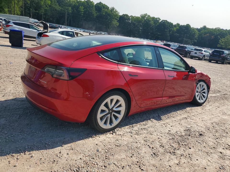 Photo 3 from auction – 2021 TESLA MODEL 3 with VIN 5YJ3E1EB1MF862391