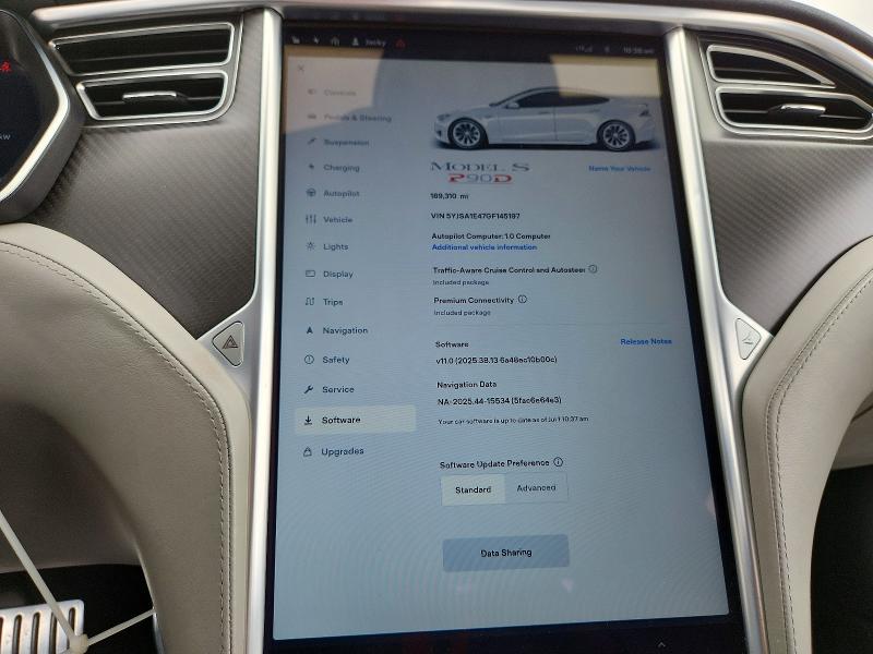 Photo 9 from auction – 2016 TESLA MODEL S with VIN 5YJSA1E47GF145197