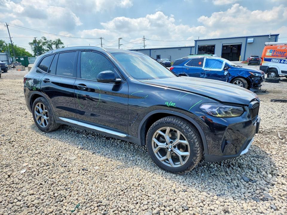 Photo 4 from auction – 2022 BMW X3 with VIN 5UX53DP05N9L45388