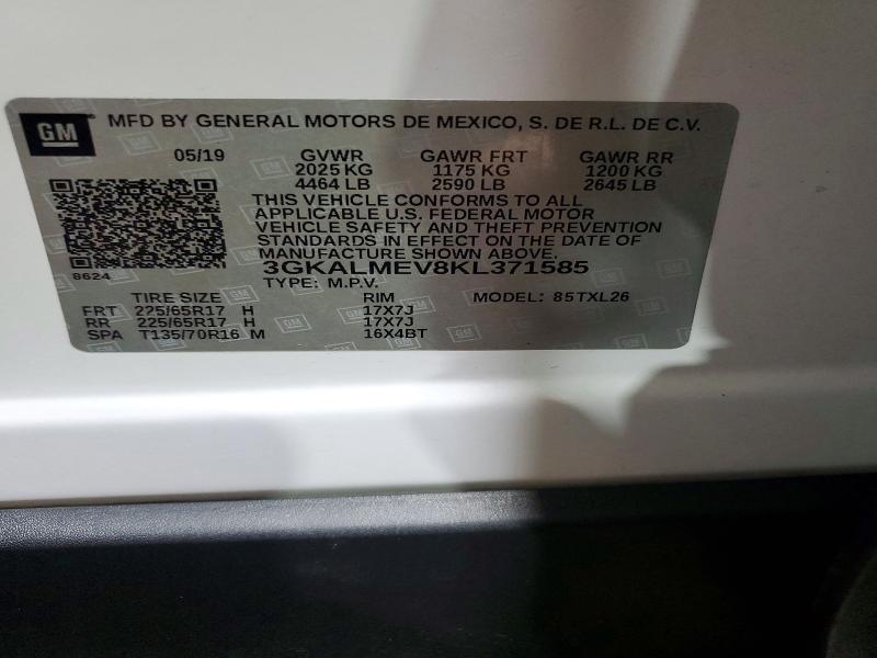 Photo 14 from auction – 2019 GMC TERRAIN with VIN 3GKALMEV8KL371585