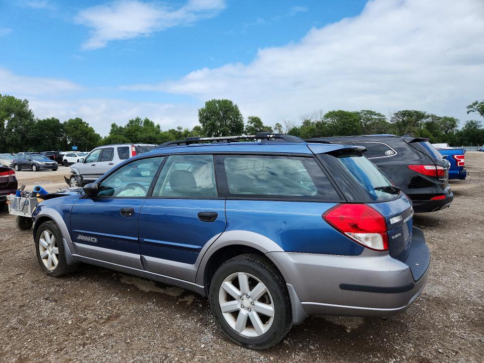 Photo 2 from auction – 2008 SUBARU OUTBACK with VIN 4S4BP61C687345189