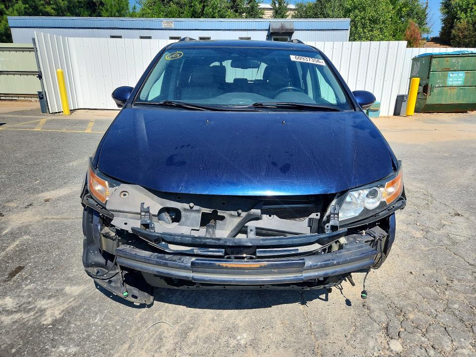 Photo 5 from auction – 2017 HONDA ODYSSEY with VIN 5FNRL5H97HB016160