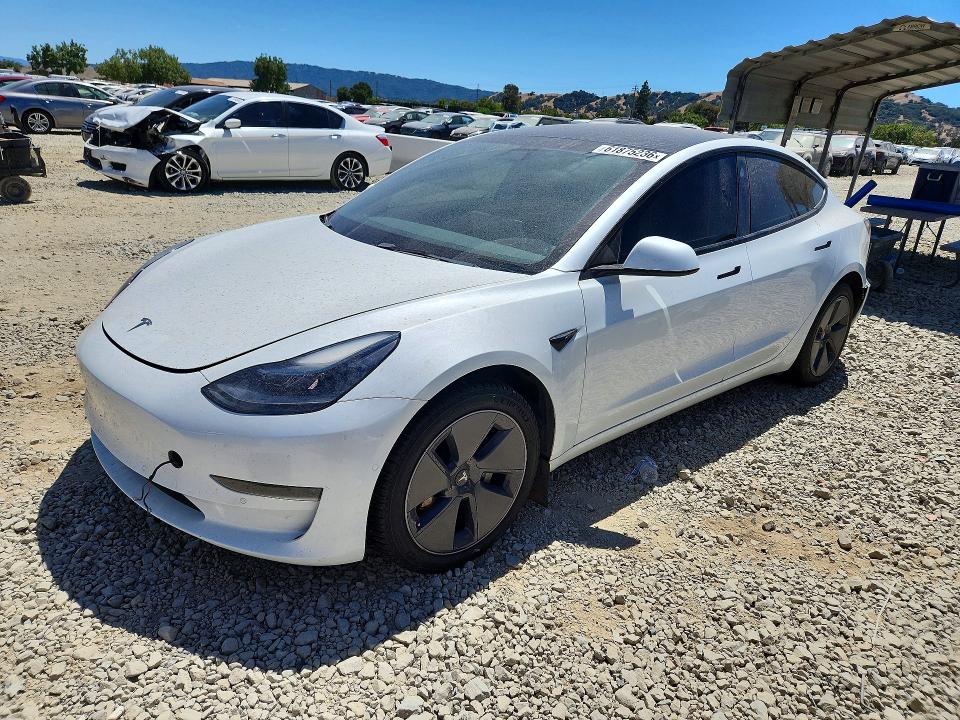 TESLA MODEL 3 2022 with VIN 5YJ3E1EA3NF334361 - Photo from auction