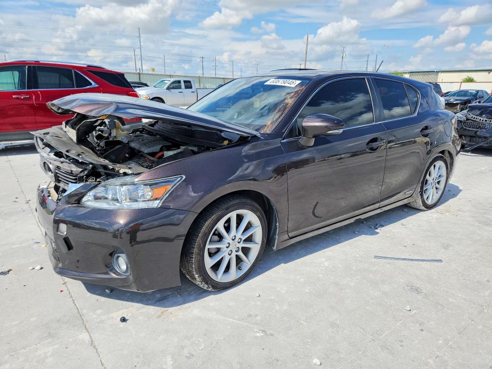 LEXUS CT 2012 with VIN JTHKD5BH7C2090090 - Photo from auction