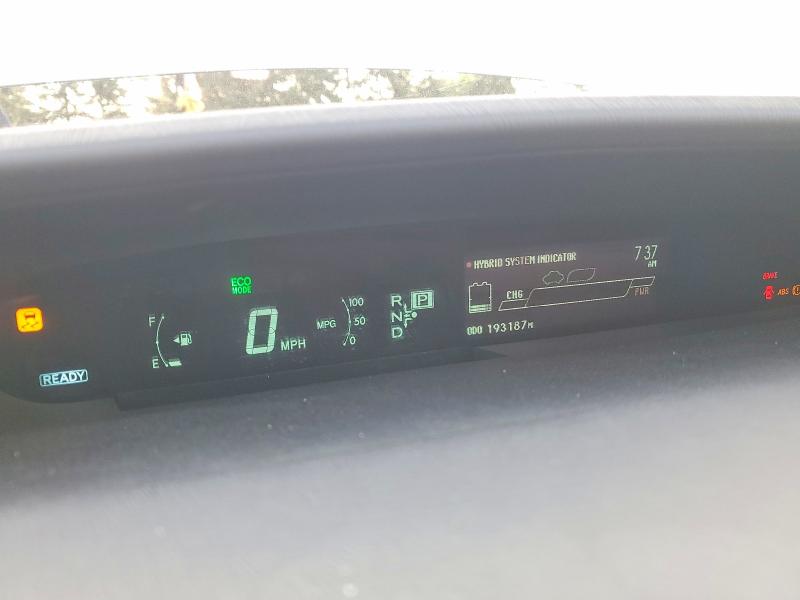 Photo 9 from auction – 2012 TOYOTA PRIUS with VIN JTDKN3DU3C5487596