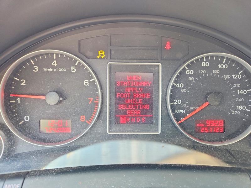 Photo 9 from auction – 2007 AUDI A4 with VIN WAUDF78E97A201311
