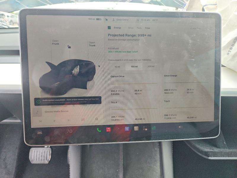 Photo 9 from auction – 2025 TESLA MODEL Y with VIN 7SAYGDEE5SA337858