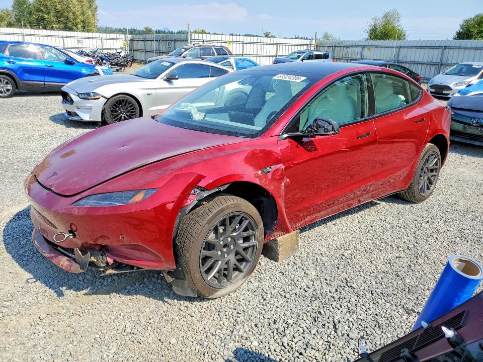 TESLA MODEL 3 2026 with VIN 5YJ3E1EA6TF139514 - Photo from auction