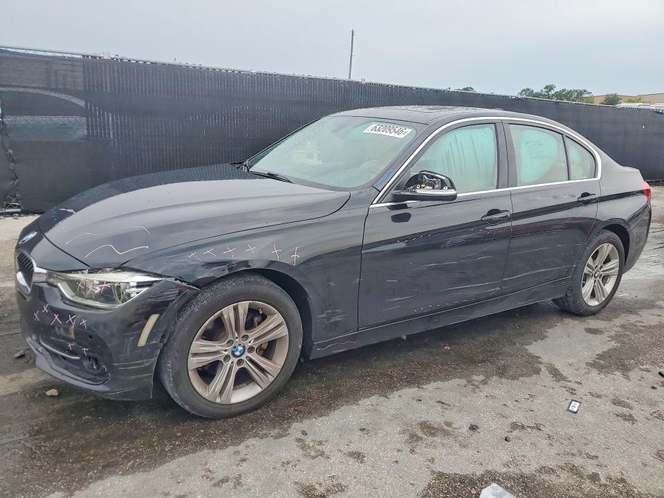 BMW 330 2017 with VIN WBA8B9G55HNU48961 - Photo from auction