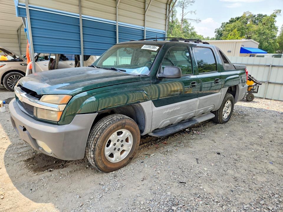 CHEVROLET AVALANCHE 2002 with VIN 3GNEK13T32G214014 - Photo from auction