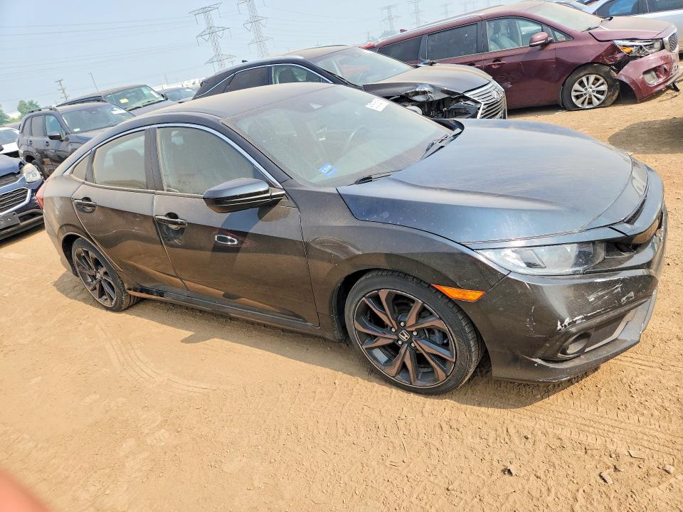 Photo 4 from auction – 2020 HONDA CIVIC with VIN 19XFC2F84LE023965