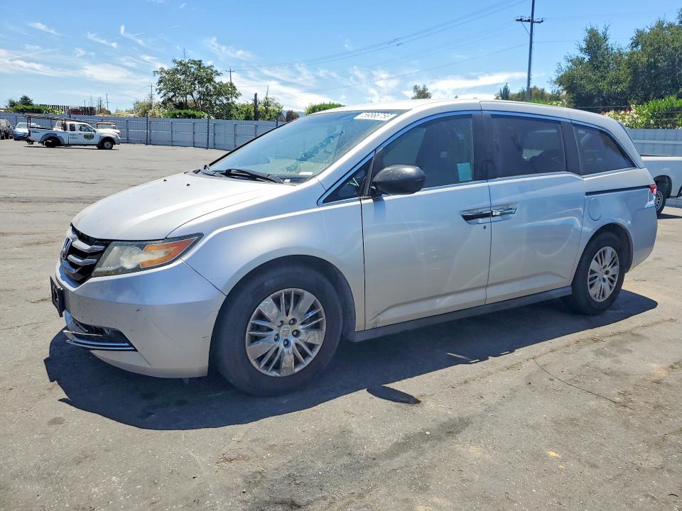 HONDA ODYSSEY 2014 with VIN 5FNRL5H28EB055869 - Photo from auction