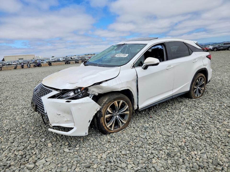 LEXUS RX 2022 with VIN 2T2HZMDA9NC334300 - Photo from auction