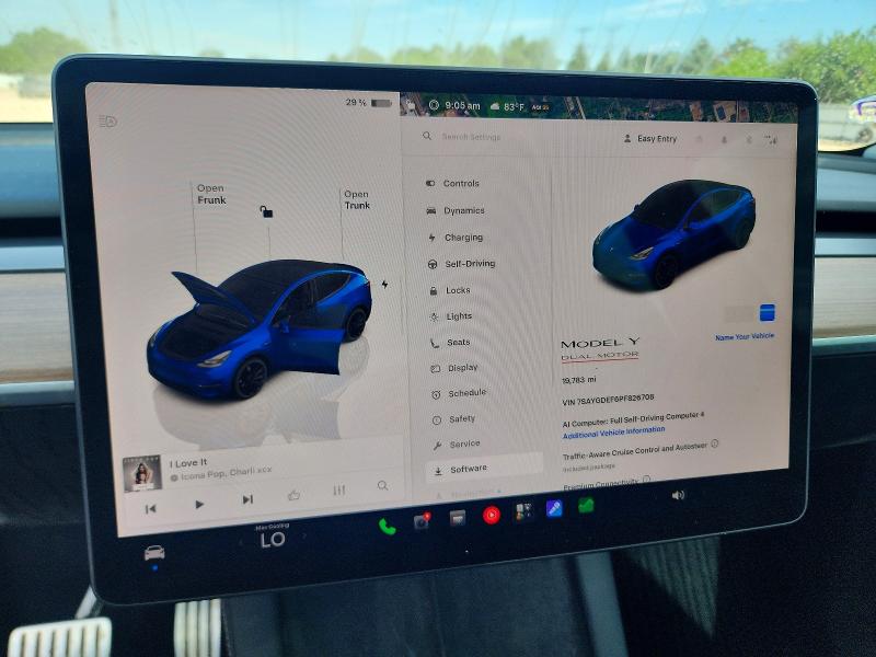 Foto 9 de la subasta – 2023 TESLA MODEL Y con VIN 7SAYGDEF6PF826708