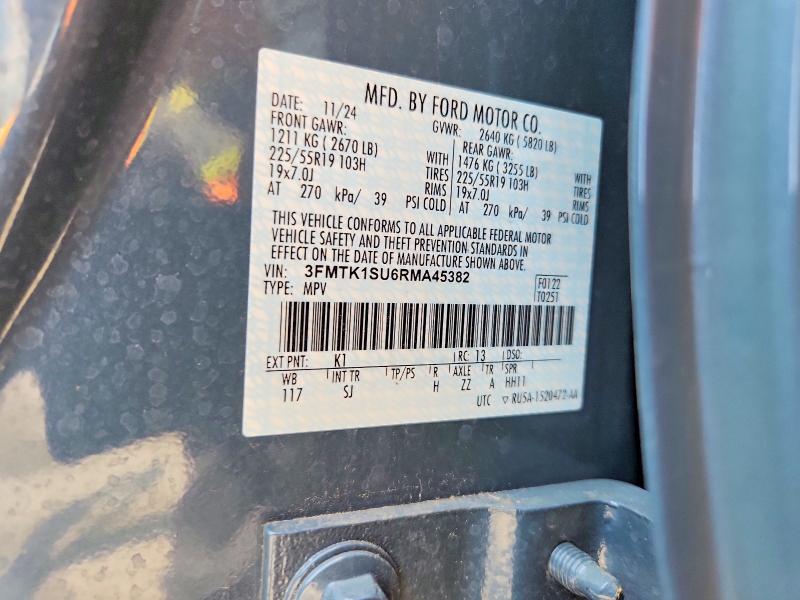 Photo 14 from auction – 2024 FORD MUSTANG MACH-E with VIN 3FMTK1SU6RMA45382