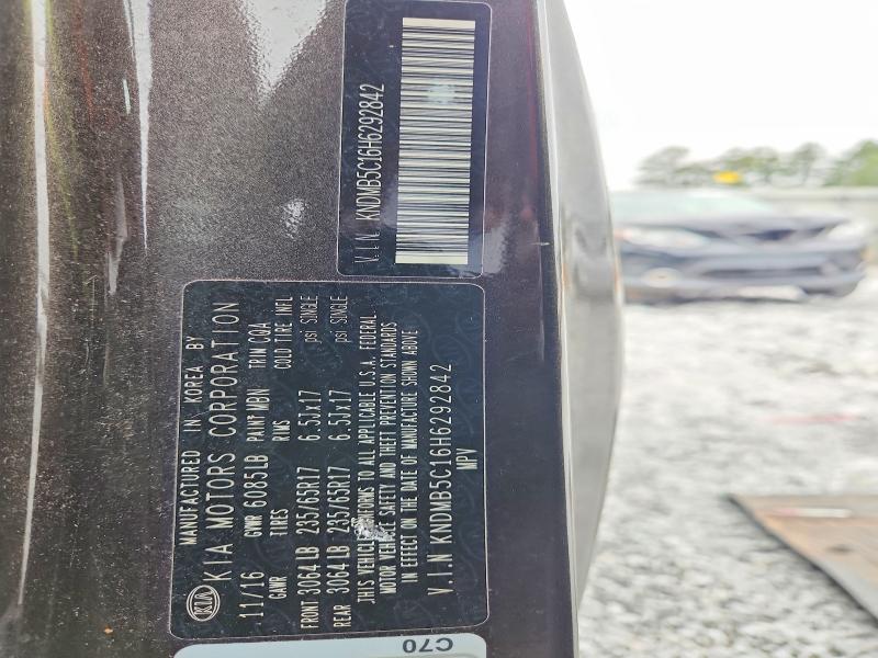 Photo 14 from auction – 2017 KIA SEDONA with VIN KNDMB5C16H6292842