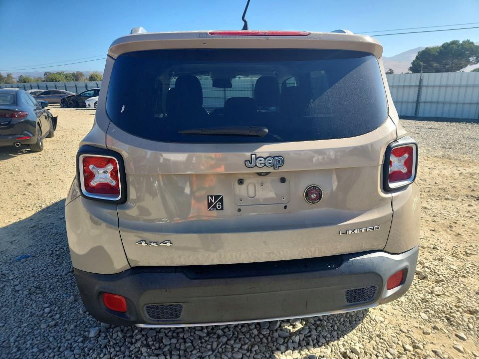 Photo 6 from auction – 2016 JEEP RENEGADE with VIN ZACCJBDT3GPC59211