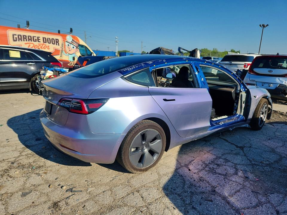 Photo 3 from auction – 2022 TESLA MODEL 3 with VIN 5YJ3E1EBXNF103997