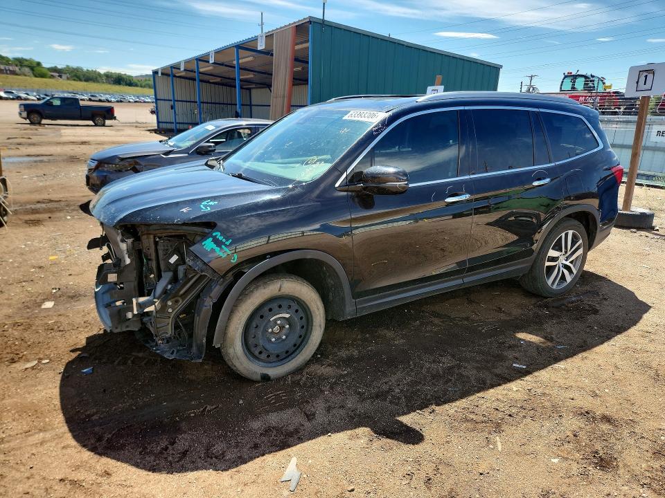 HONDA PILOT 2016 with VIN 5FNYF6H03GB100940 - Photo from auction