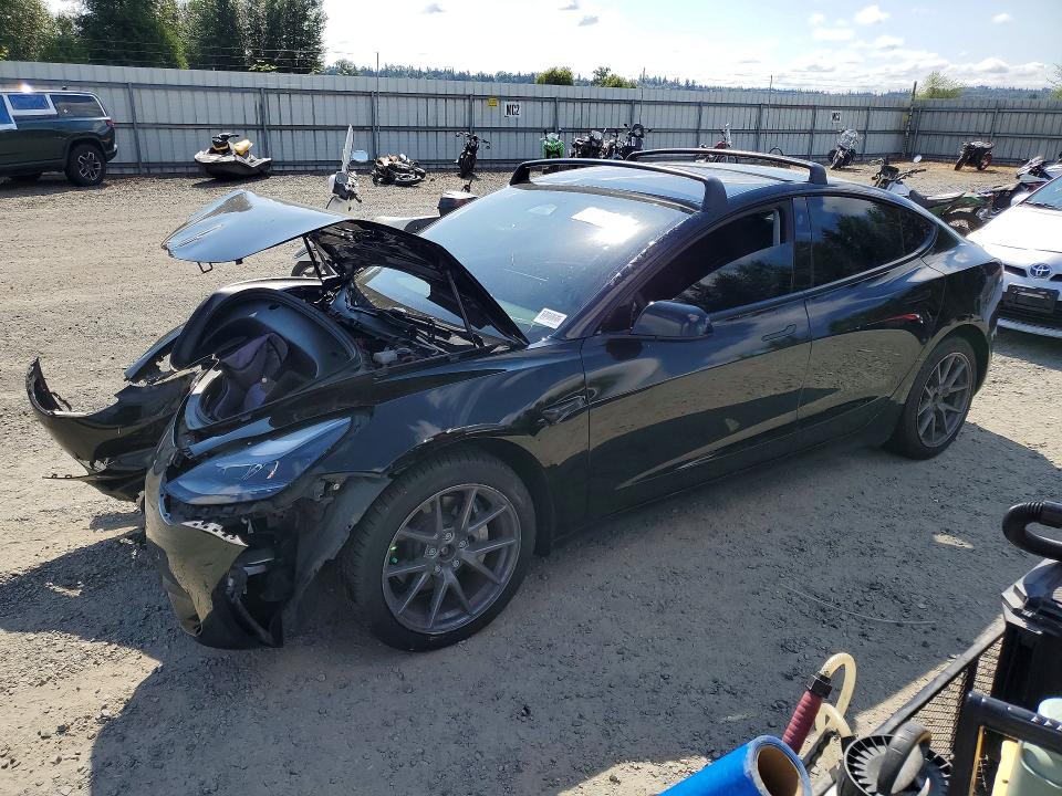 TESLA MODEL 3 2022 with VIN 5YJ3E1EB9NF337578 - Photo from auction