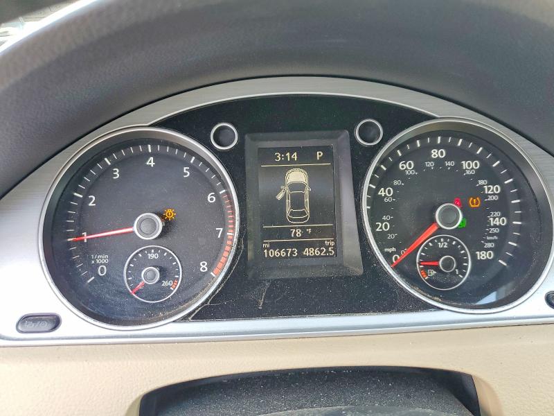 Photo 9 from auction – 2014 VOLKSWAGEN CC with VIN WVWBP7AN5EE533401