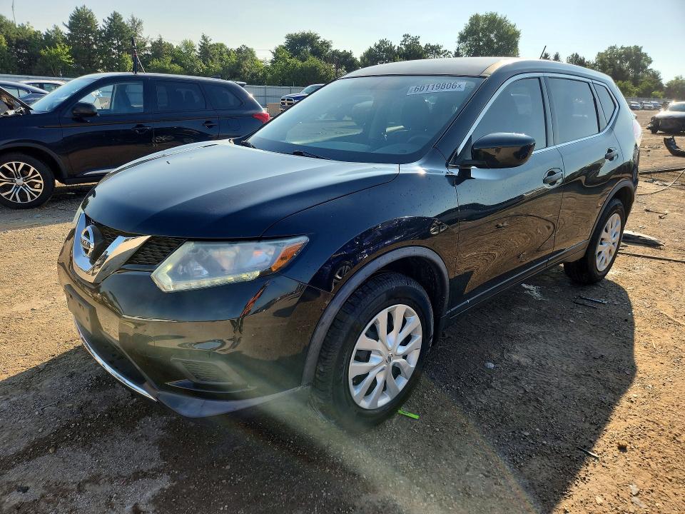 NISSAN ROGUE 2016 with VIN KNMAT2MV7GP638180 - Photo from auction