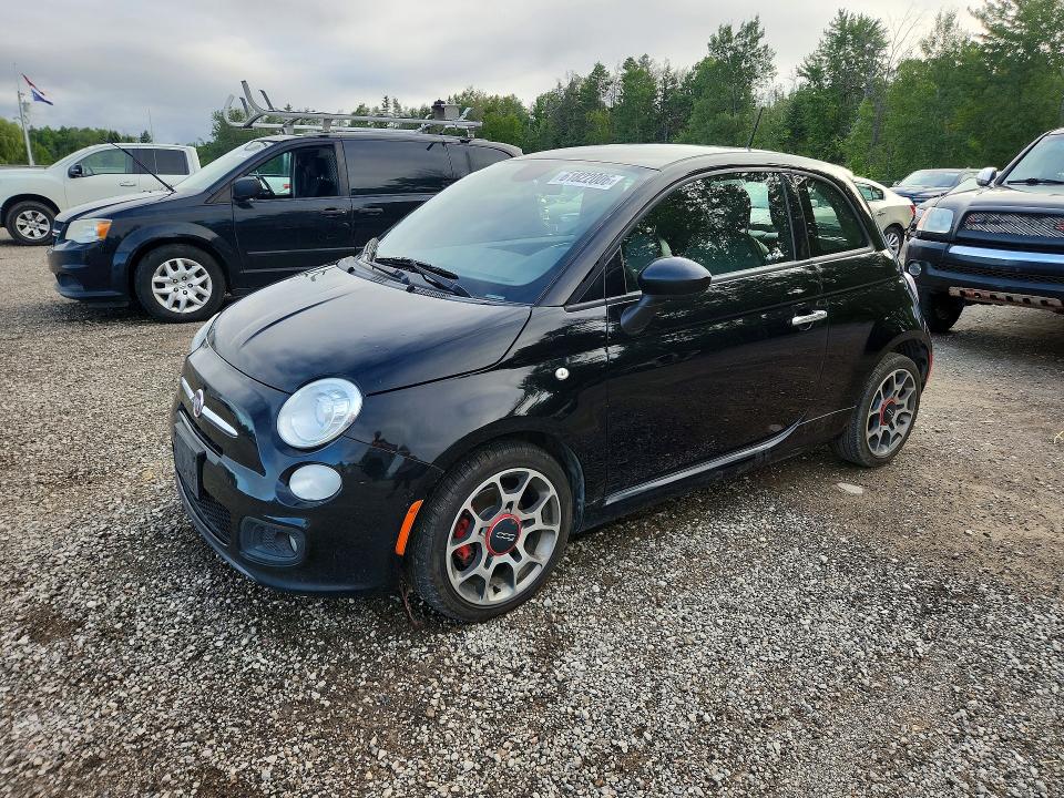 FIAT 500 2015 with VIN 3C3CFFBR4FT561943 - Photo from auction