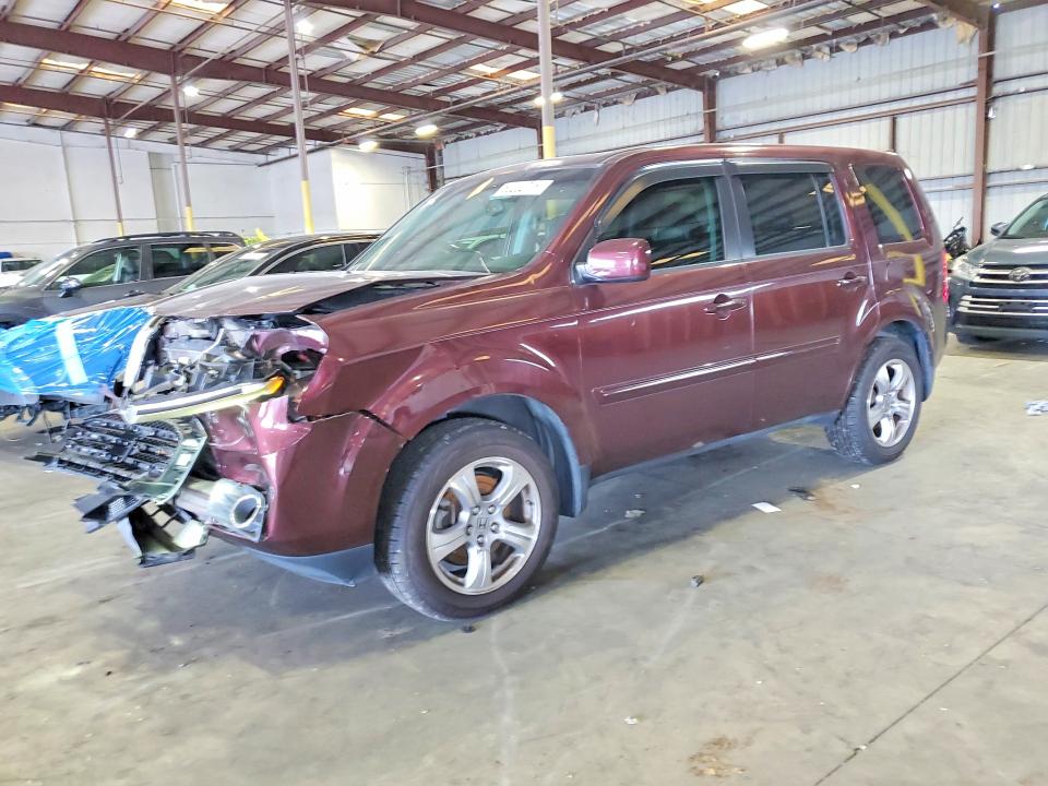 HONDA PILOT 2013 with VIN 5FNYF3H57DB004928 - Photo from auction