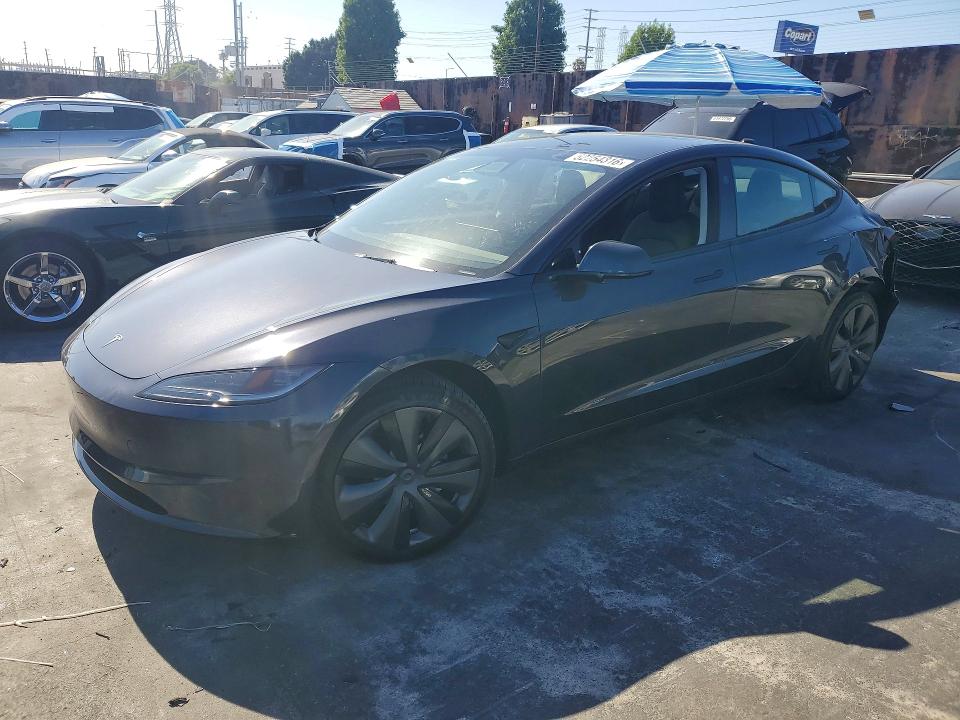 TESLA MODEL 3 2024 with VIN 5YJ3E1EA7RF864435 - Photo from auction