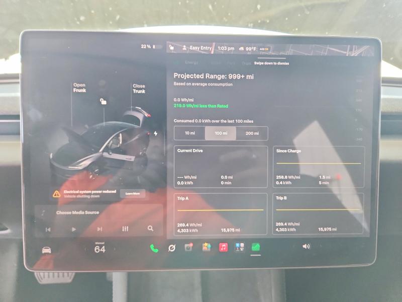 Photo 9 from auction – 2025 TESLA MODEL 3 with VIN 5YJ3E1EA9SF026137